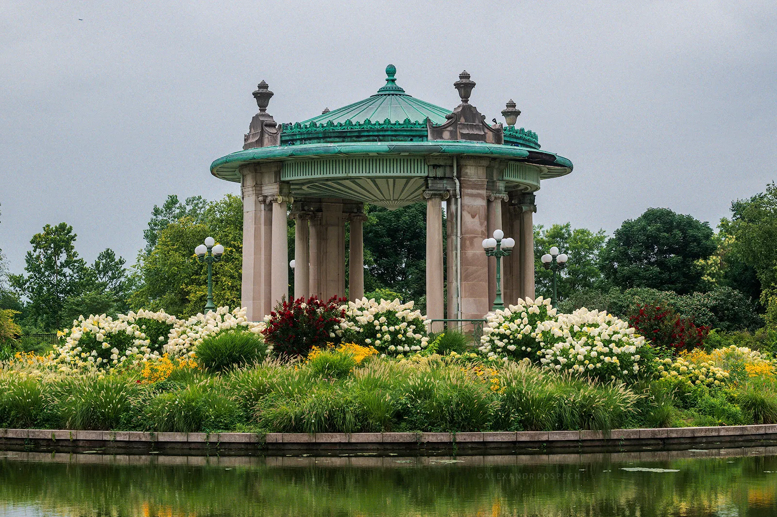 Original photograph of Rotunda in the Forest Park, Saint Louis, MO