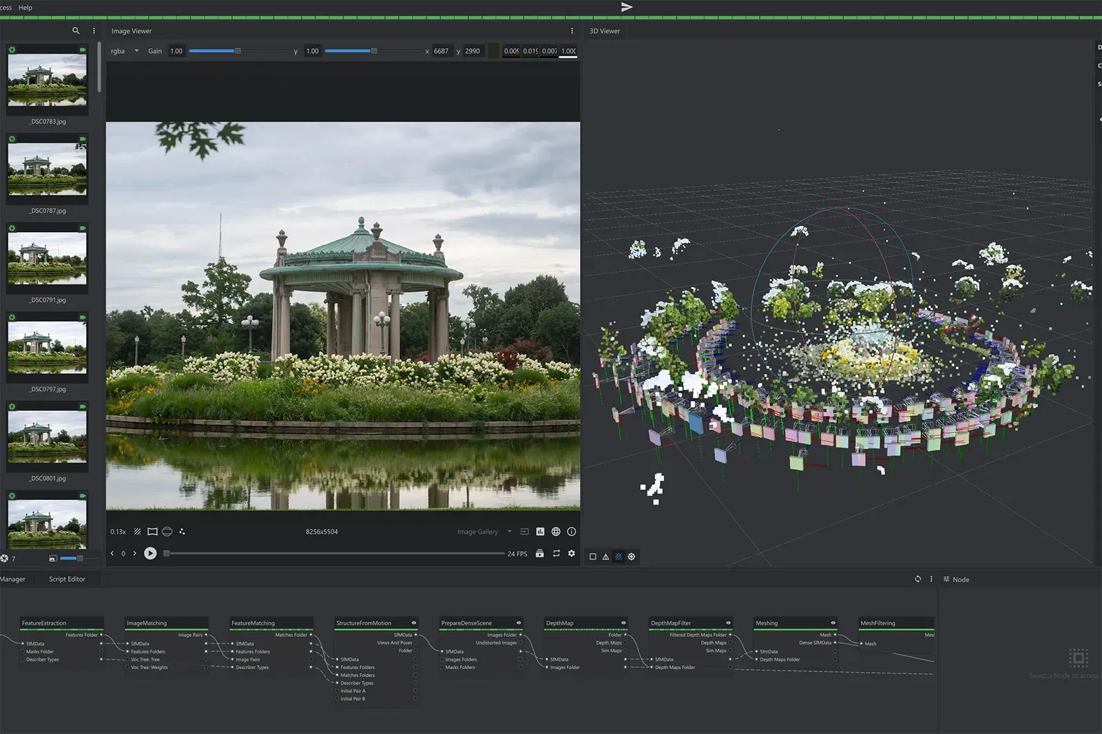 Rotunda reconstruction mesh